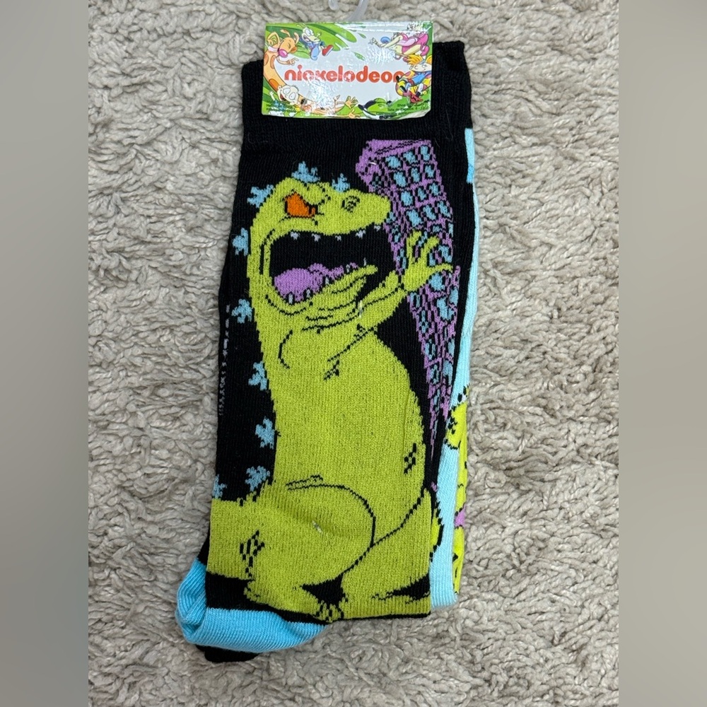 Licensed Nickelodeon Rugrats Socks — New in pkg
